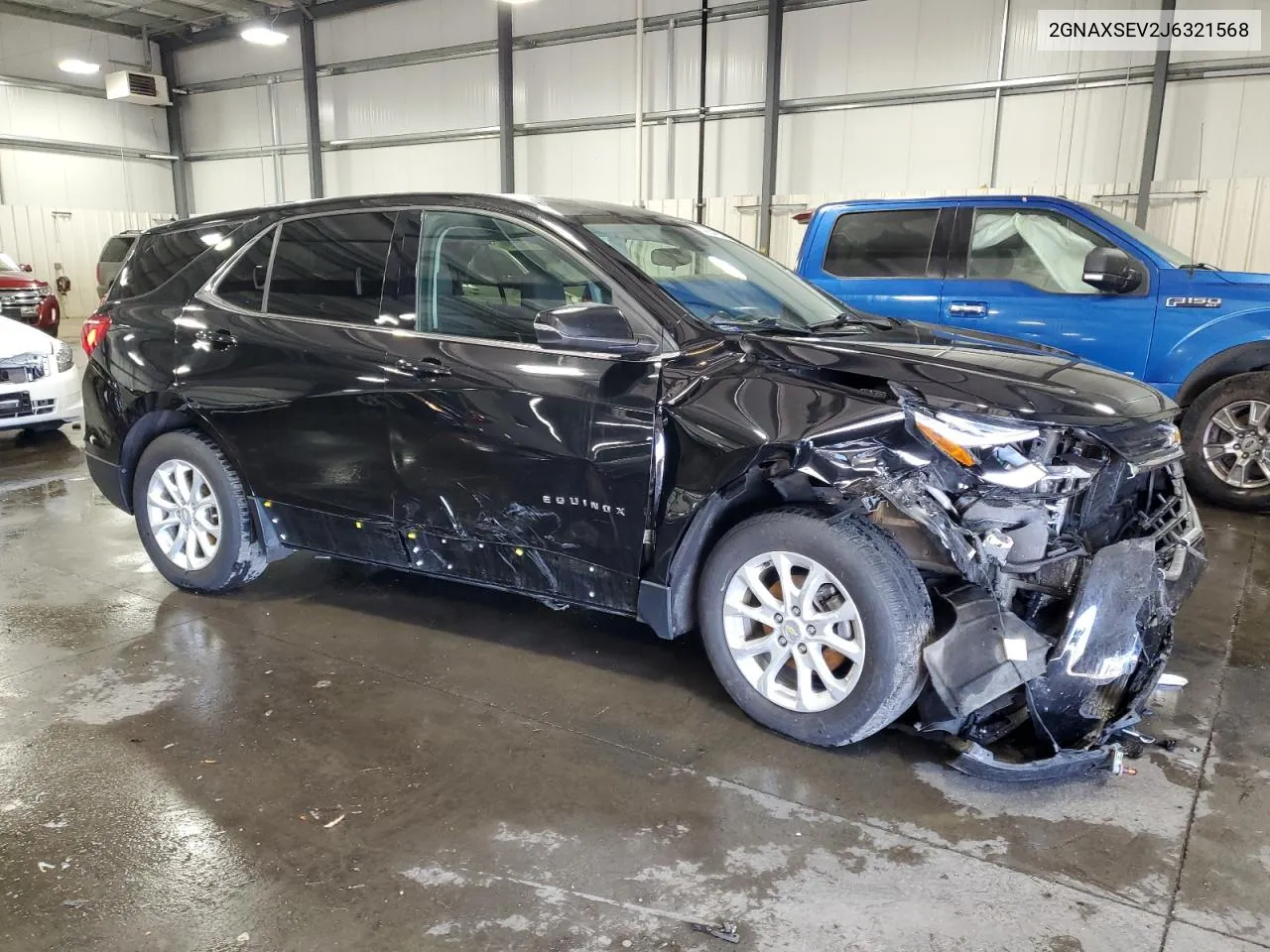 2018 Chevrolet Equinox Lt VIN: 2GNAXSEV2J6321568 Lot: 74554294