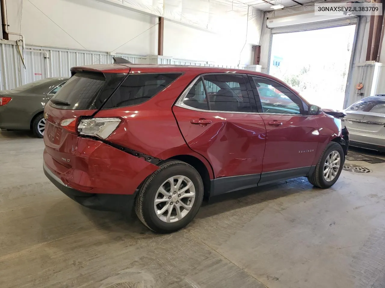 2018 Chevrolet Equinox Lt VIN: 3GNAXSEV2JL383709 Lot: 74625074