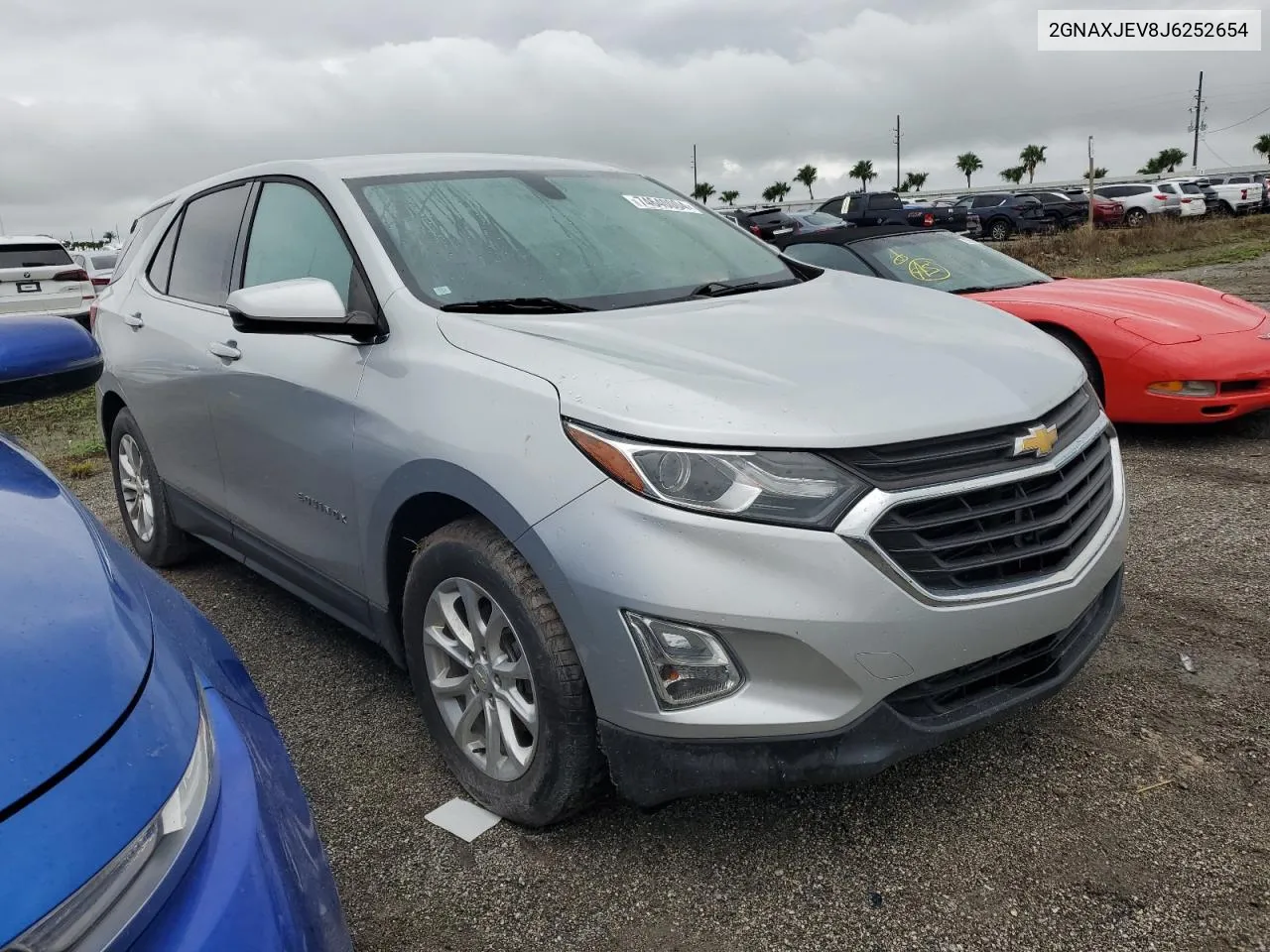 2018 Chevrolet Equinox Lt VIN: 2GNAXJEV8J6252654 Lot: 74640004