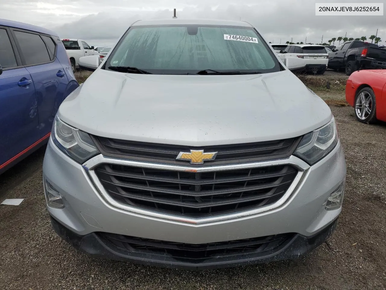 2018 Chevrolet Equinox Lt VIN: 2GNAXJEV8J6252654 Lot: 74640004