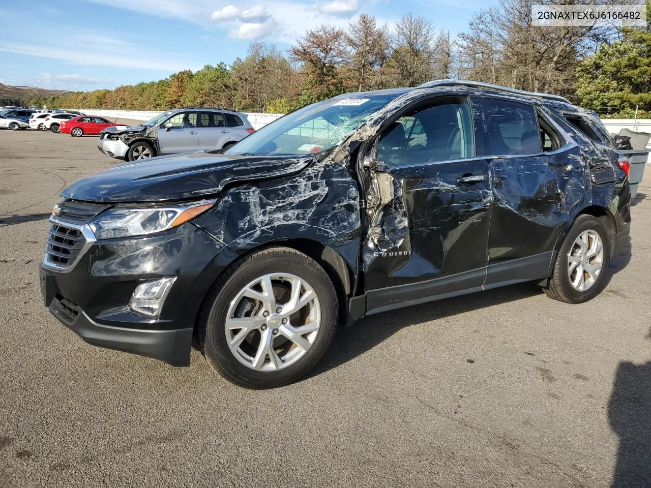 2018 Chevrolet Equinox Lt VIN: 2GNAXTEX6J6166482 Lot: 74701074