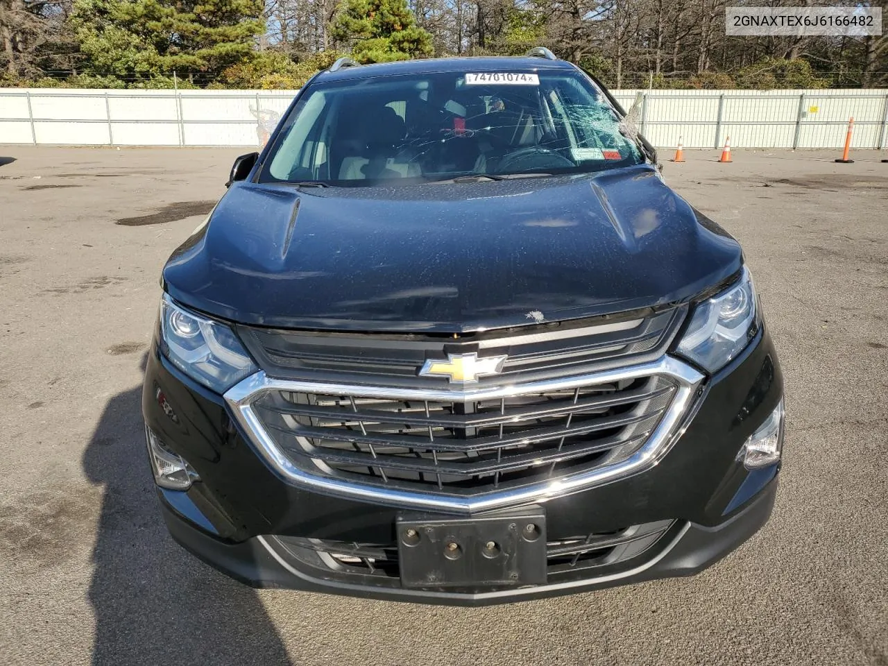 2018 Chevrolet Equinox Lt VIN: 2GNAXTEX6J6166482 Lot: 74701074