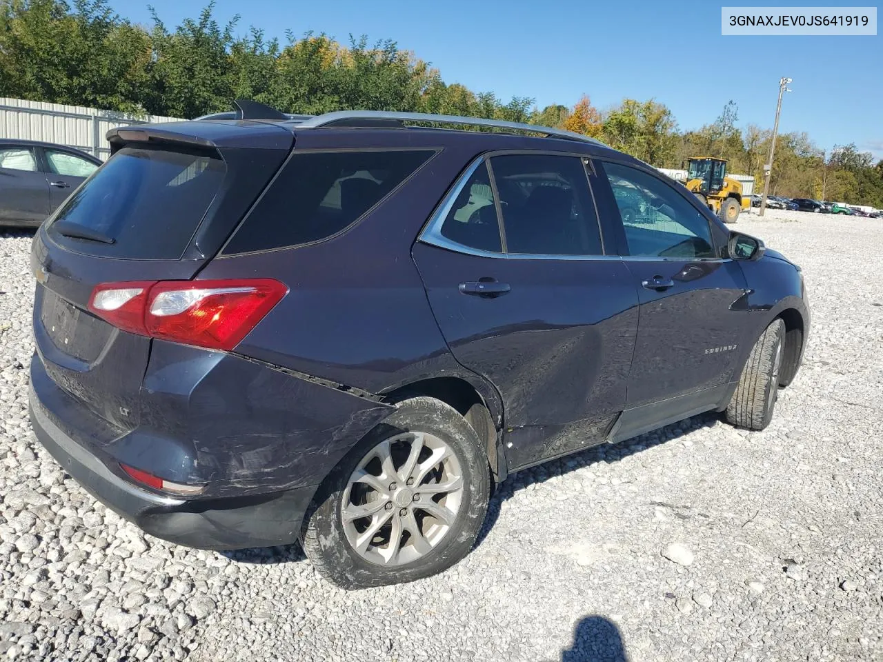 2018 Chevrolet Equinox Lt VIN: 3GNAXJEV0JS641919 Lot: 74719304