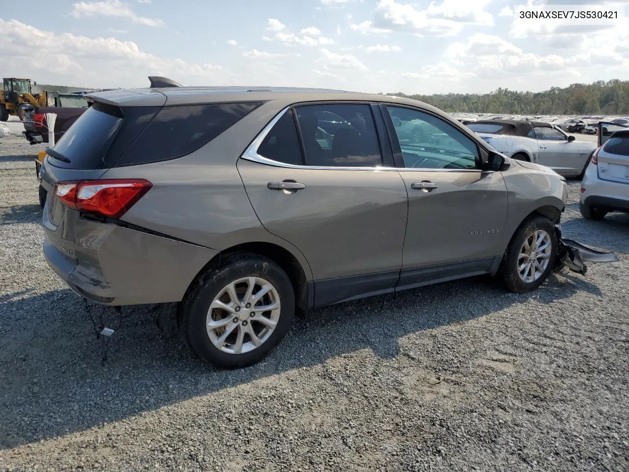 2018 Chevrolet Equinox Lt VIN: 3GNAXSEV7JS530421 Lot: 74735474