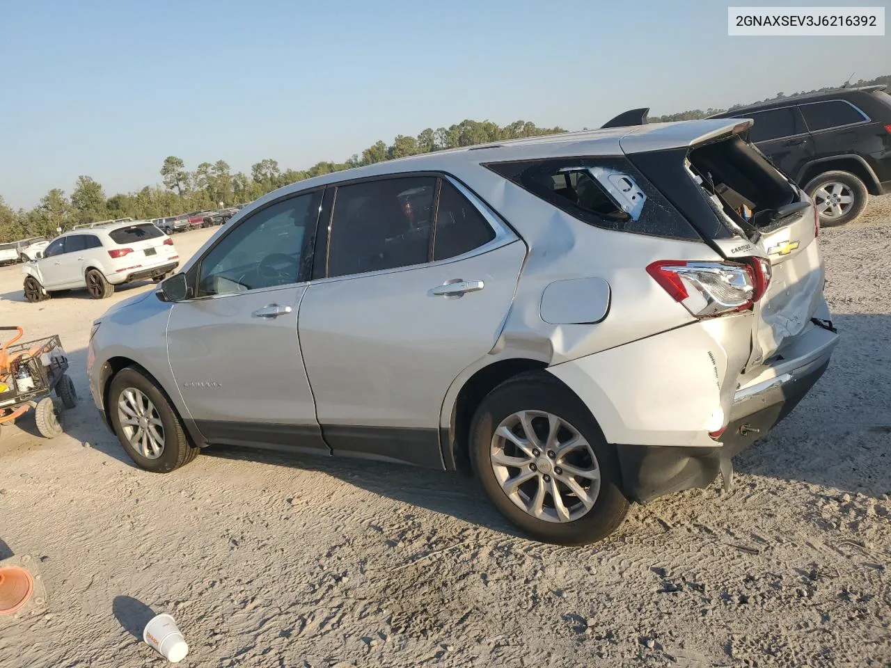 2018 Chevrolet Equinox Lt VIN: 2GNAXSEV3J6216392 Lot: 74737624