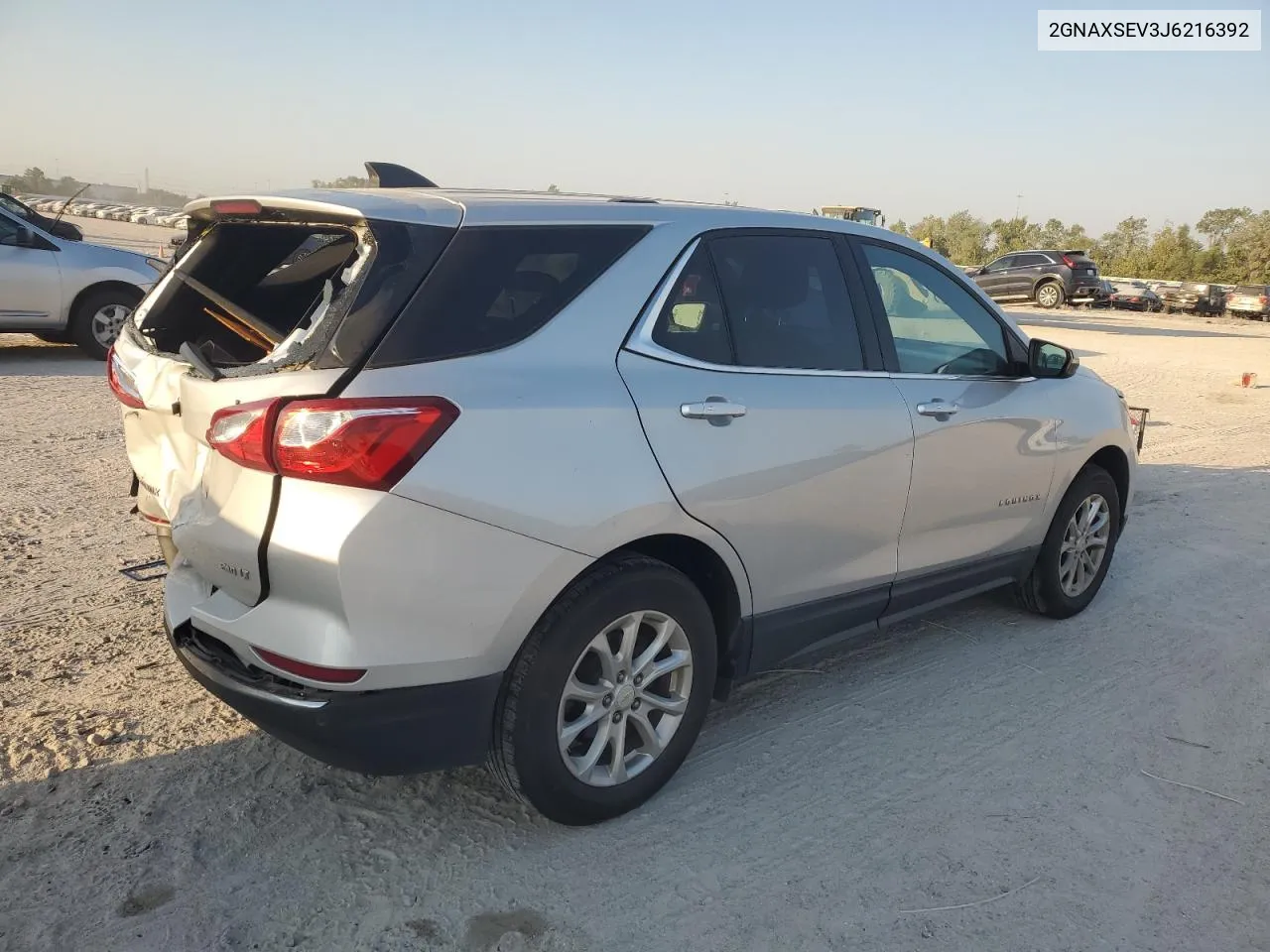 2018 Chevrolet Equinox Lt VIN: 2GNAXSEV3J6216392 Lot: 74737624