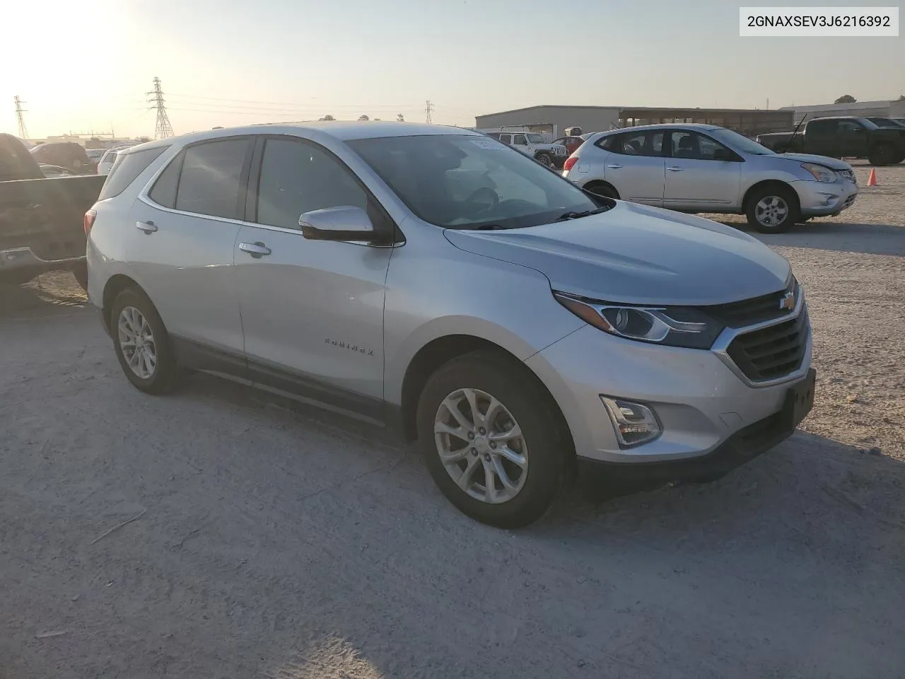 2018 Chevrolet Equinox Lt VIN: 2GNAXSEV3J6216392 Lot: 74737624