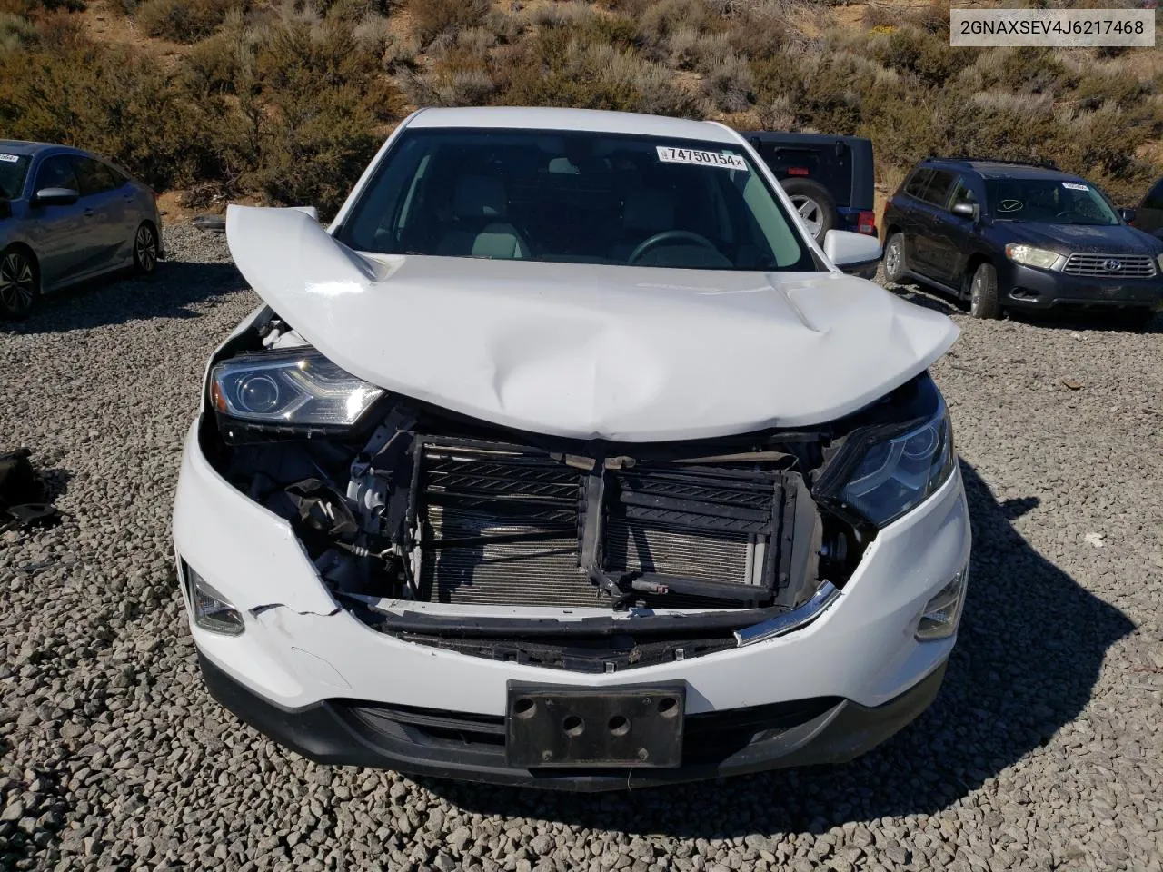 2018 Chevrolet Equinox Lt VIN: 2GNAXSEV4J6217468 Lot: 74750154