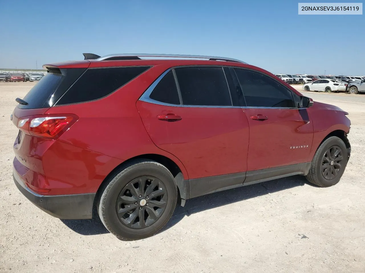 2018 Chevrolet Equinox Lt VIN: 2GNAXSEV3J6154119 Lot: 74753734