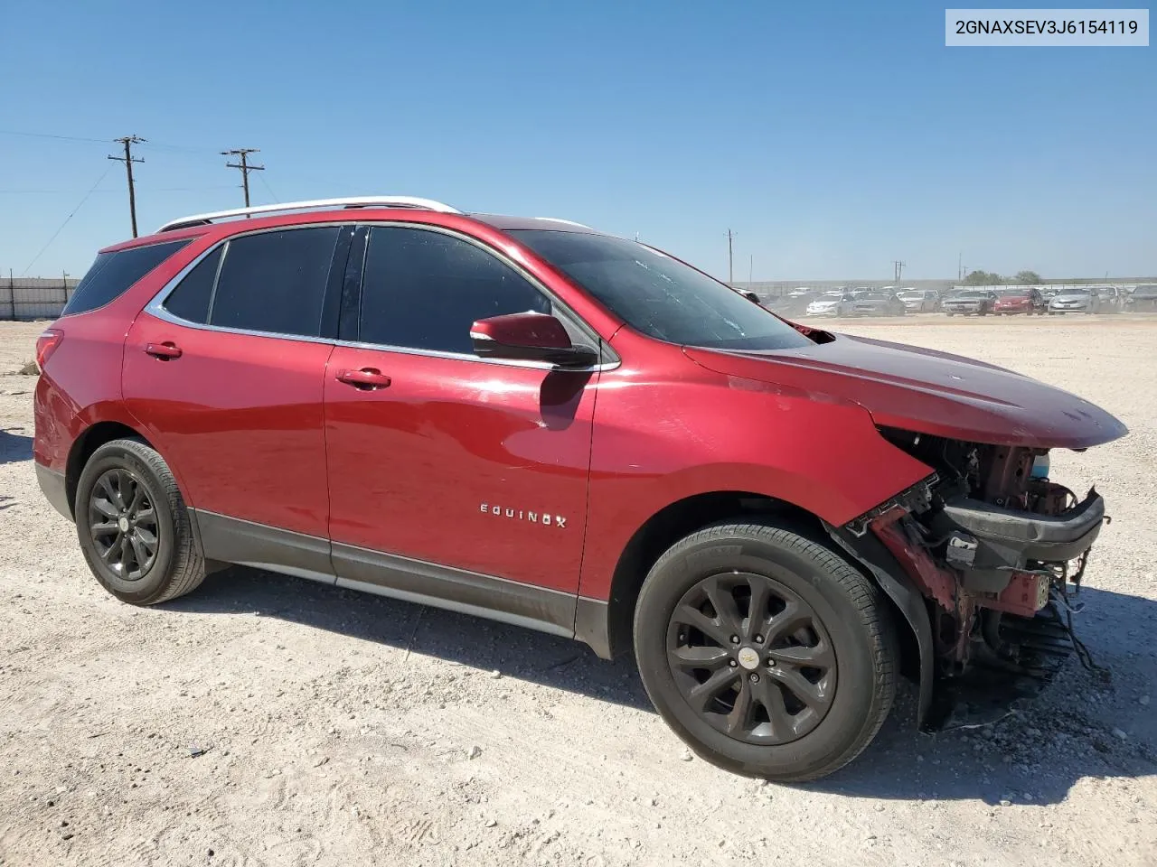 2018 Chevrolet Equinox Lt VIN: 2GNAXSEV3J6154119 Lot: 74753734