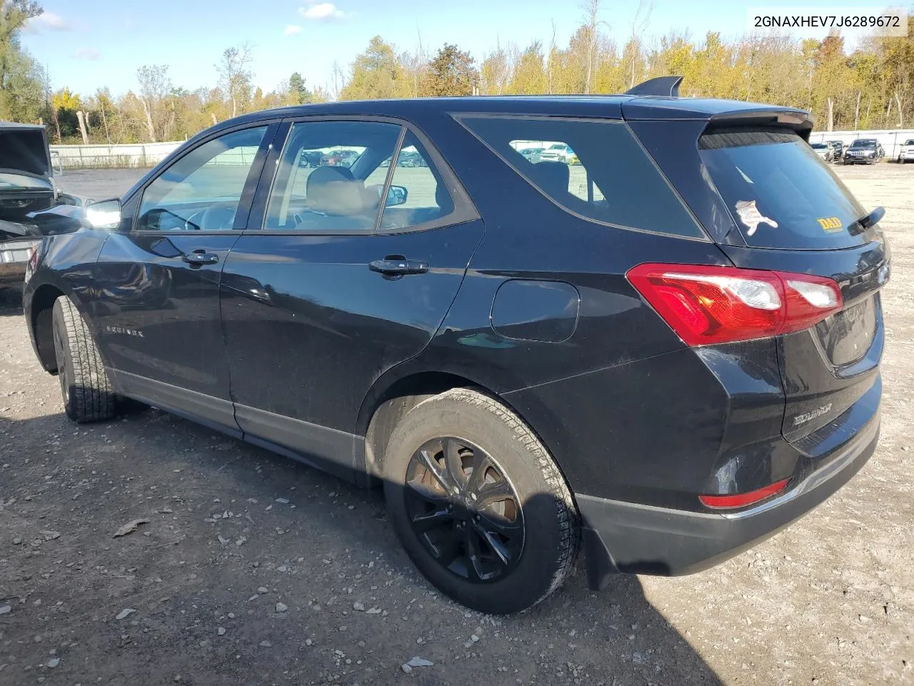 2018 Chevrolet Equinox Ls VIN: 2GNAXHEV7J6289672 Lot: 74762234