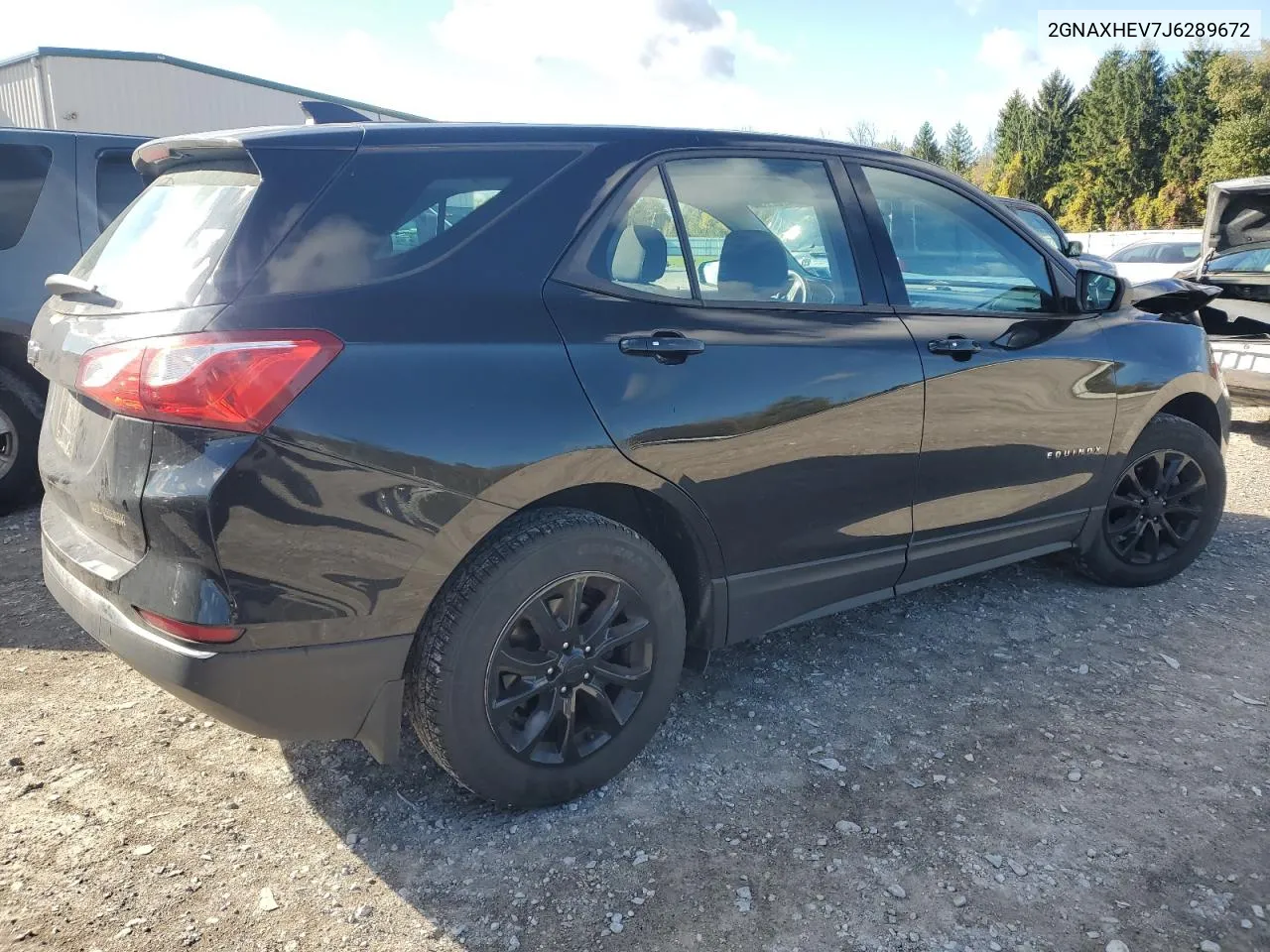 2018 Chevrolet Equinox Ls VIN: 2GNAXHEV7J6289672 Lot: 74762234