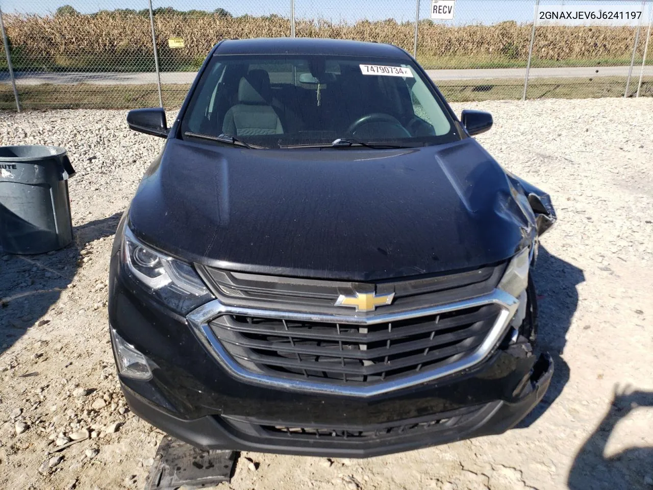 2018 Chevrolet Equinox Lt VIN: 2GNAXJEV6J6241197 Lot: 74790734