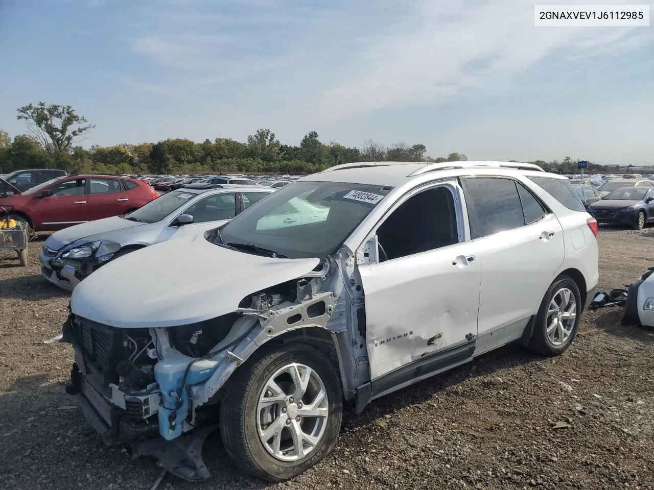 2018 Chevrolet Equinox Premier VIN: 2GNAXVEV1J6112985 Lot: 74802844