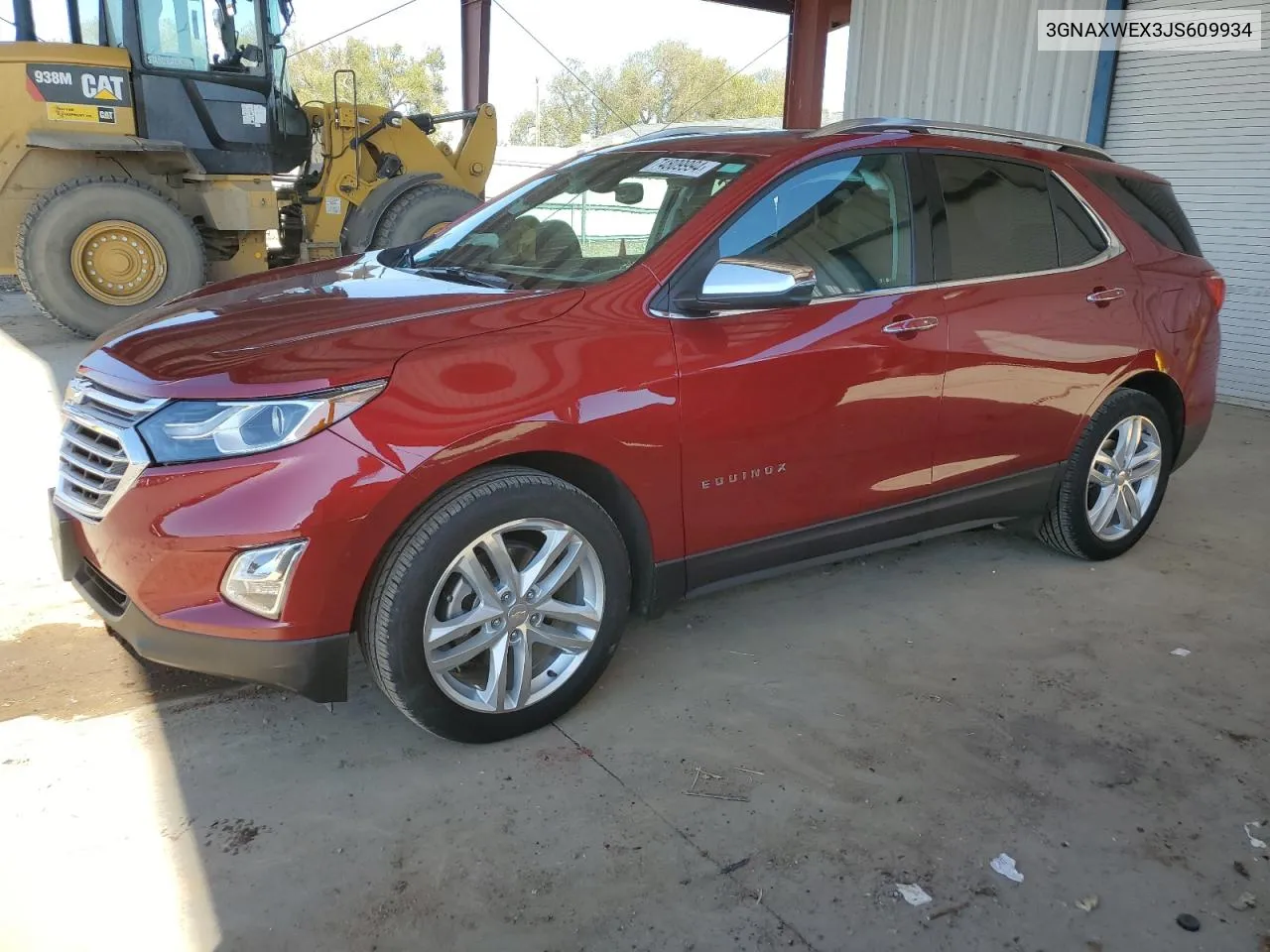 2018 Chevrolet Equinox Premier VIN: 3GNAXWEX3JS609934 Lot: 74809994