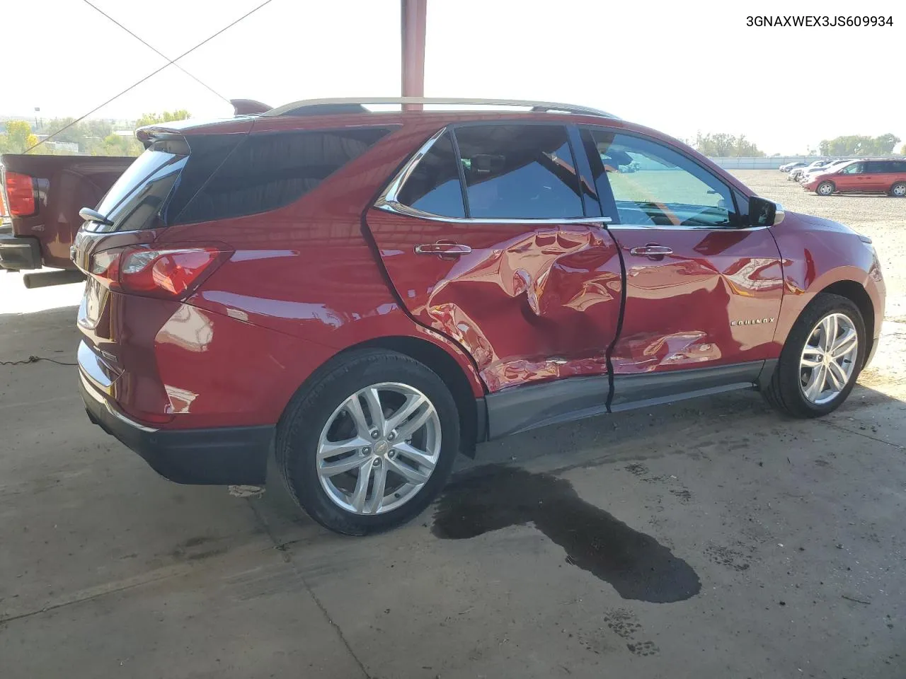 2018 Chevrolet Equinox Premier VIN: 3GNAXWEX3JS609934 Lot: 74809994