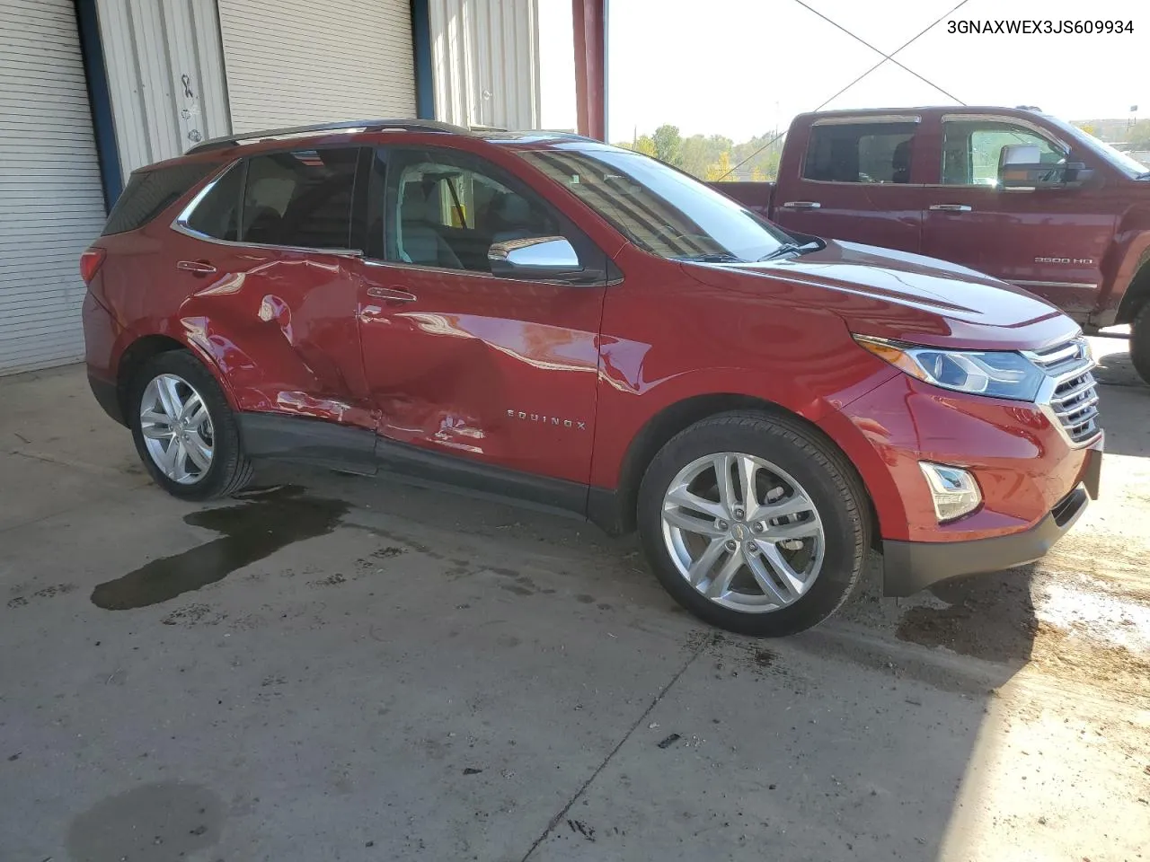 2018 Chevrolet Equinox Premier VIN: 3GNAXWEX3JS609934 Lot: 74809994