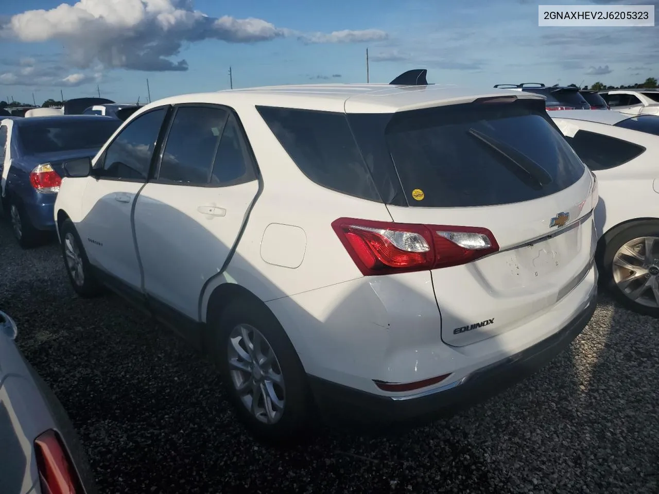 2018 Chevrolet Equinox Ls VIN: 2GNAXHEV2J6205323 Lot: 74821144