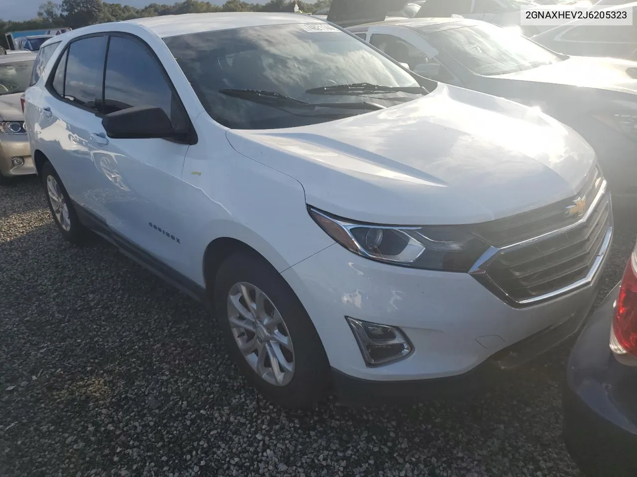 2018 Chevrolet Equinox Ls VIN: 2GNAXHEV2J6205323 Lot: 74821144