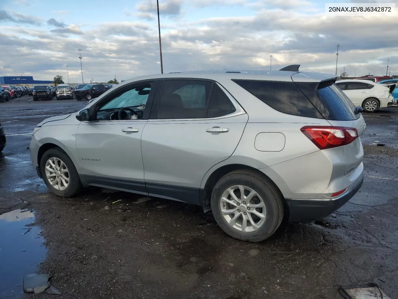 2018 Chevrolet Equinox Lt VIN: 2GNAXJEV8J6342872 Lot: 74822574