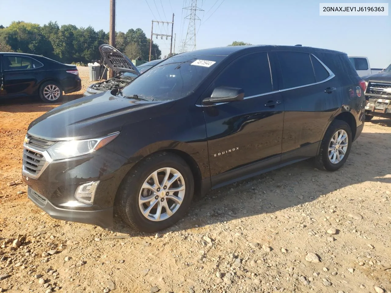 2018 Chevrolet Equinox Lt VIN: 2GNAXJEV1J6196363 Lot: 74875944