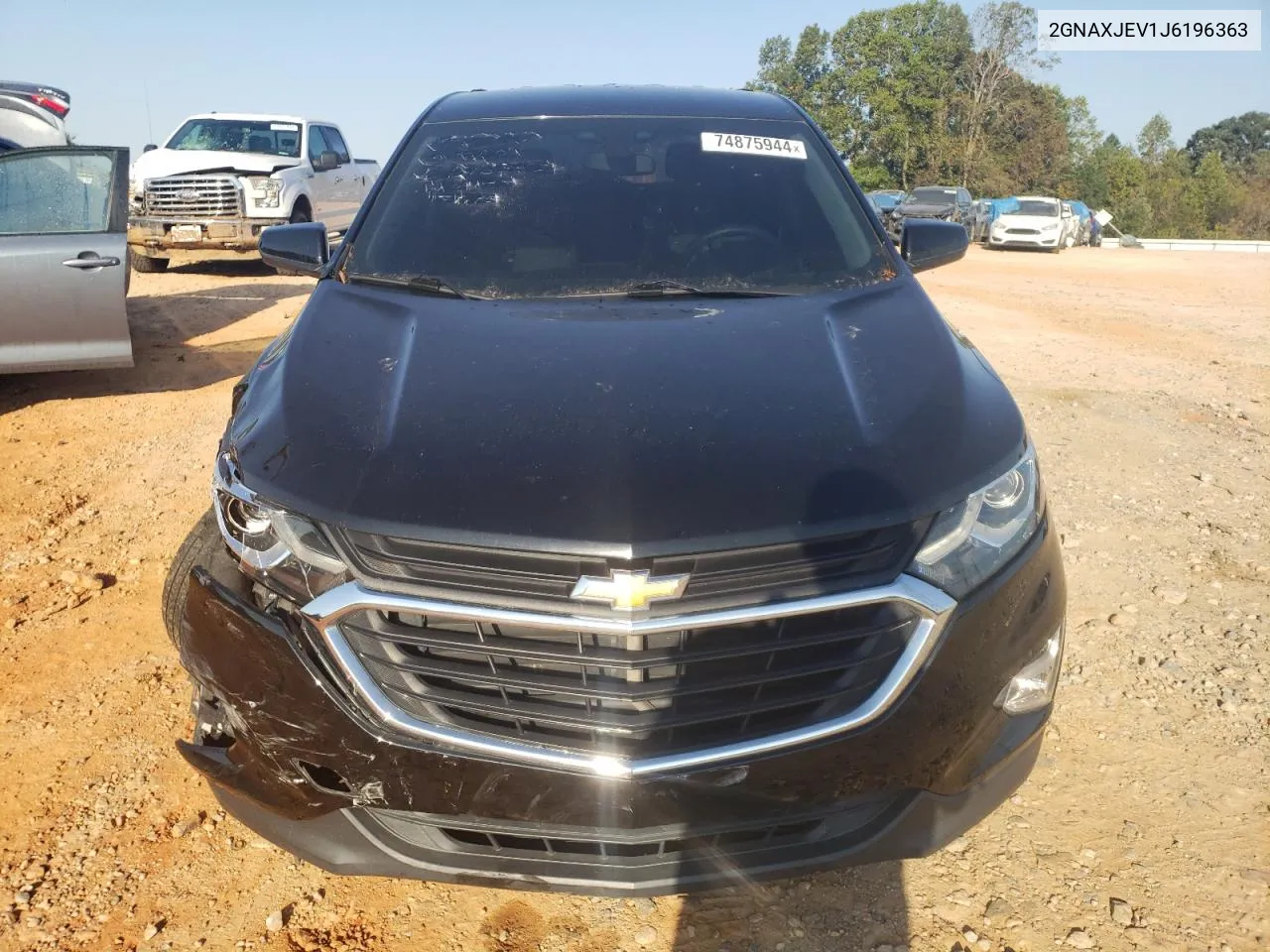 2018 Chevrolet Equinox Lt VIN: 2GNAXJEV1J6196363 Lot: 74875944