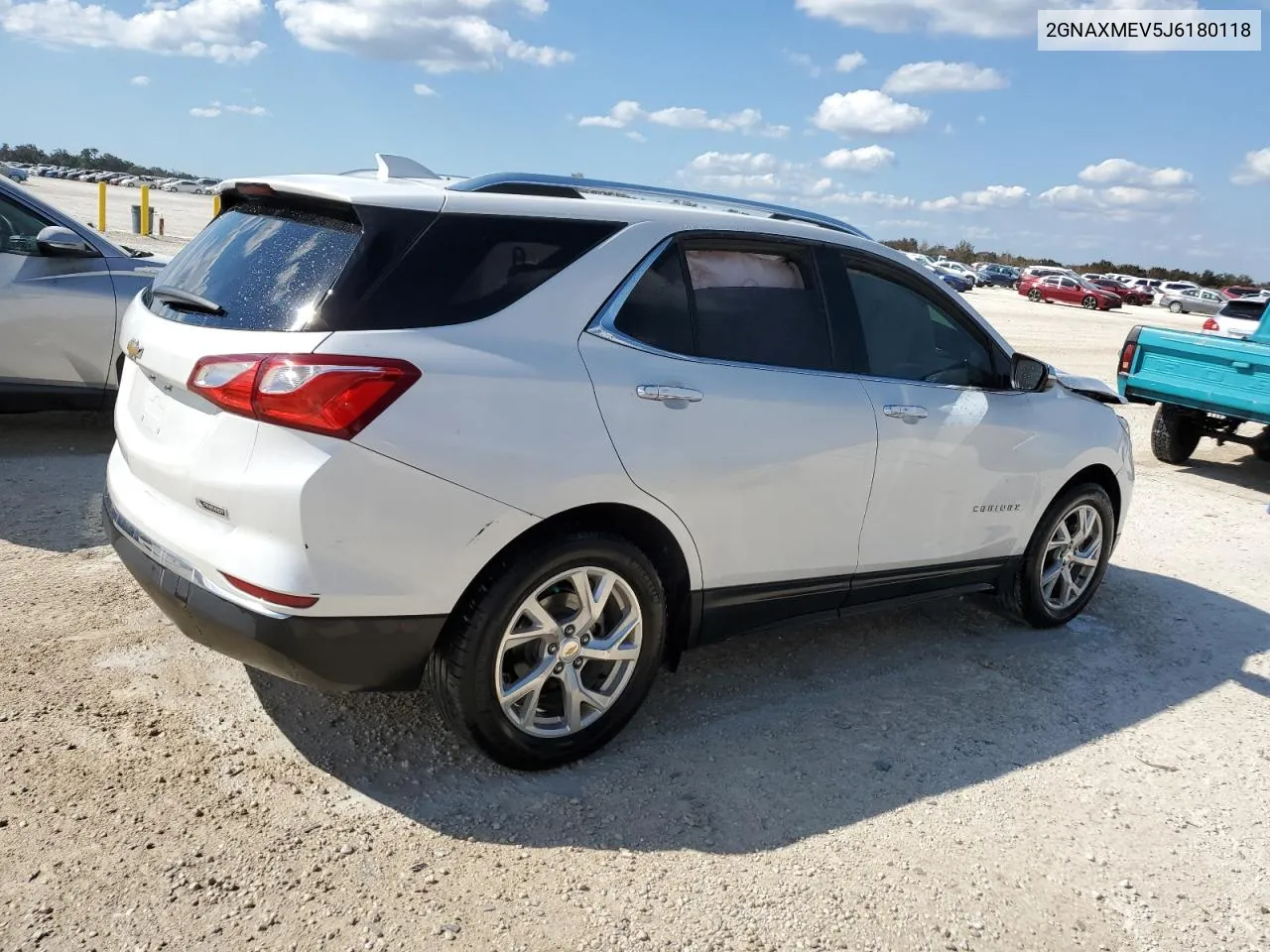 2018 Chevrolet Equinox Premier VIN: 2GNAXMEV5J6180118 Lot: 74903624