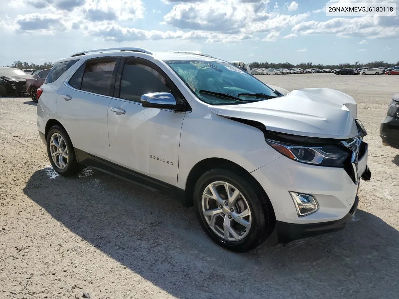 2018 Chevrolet Equinox Premier VIN: 2GNAXMEV5J6180118 Lot: 74903624