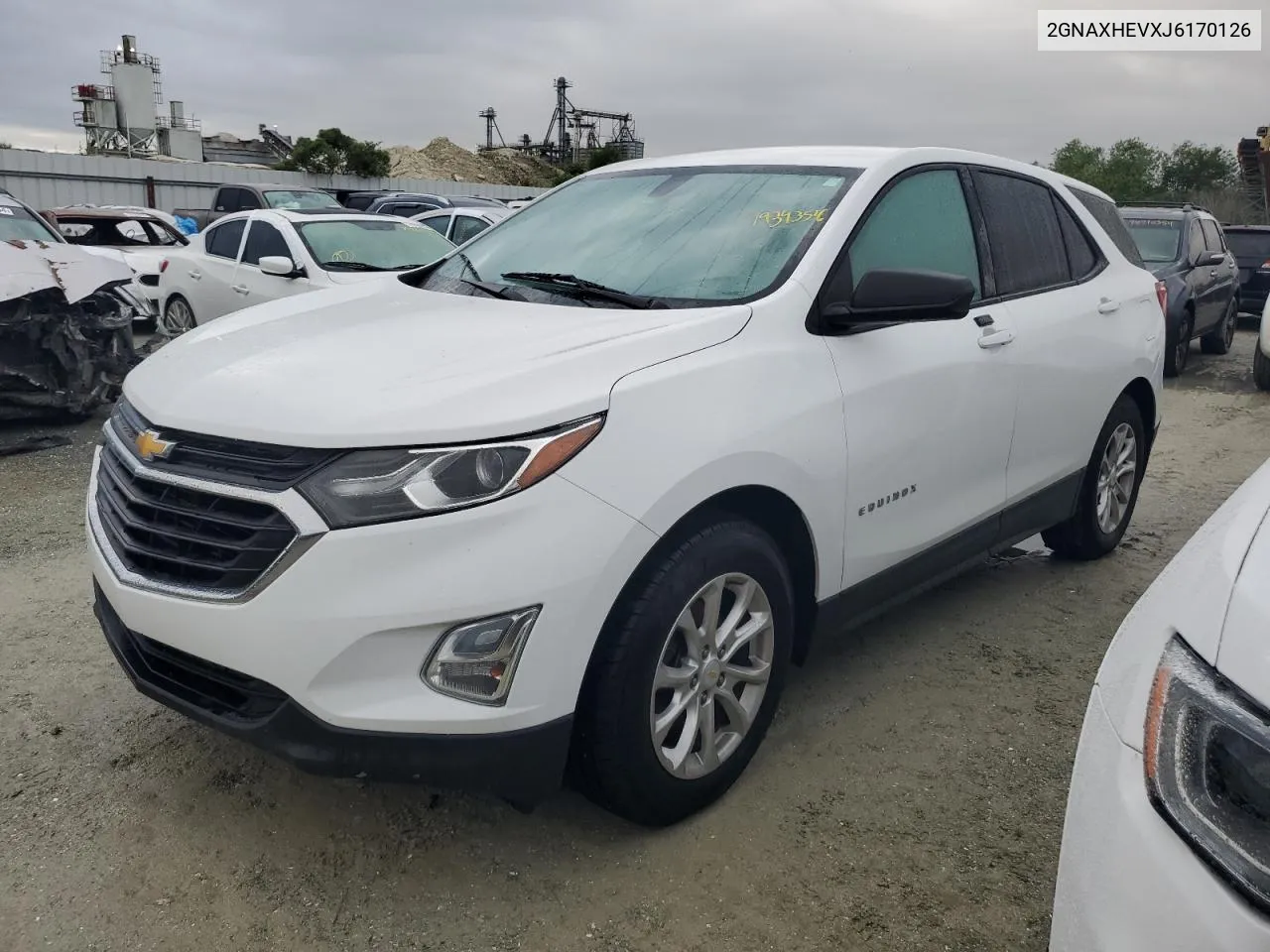 2018 Chevrolet Equinox Ls VIN: 2GNAXHEVXJ6170126 Lot: 74939354