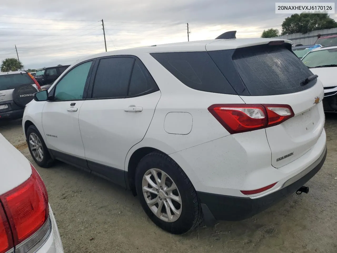 2018 Chevrolet Equinox Ls VIN: 2GNAXHEVXJ6170126 Lot: 74939354