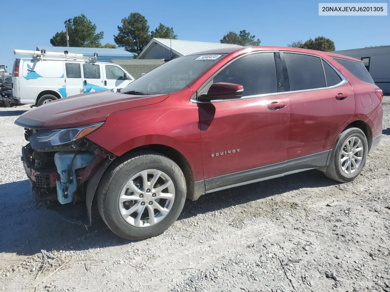 2018 Chevrolet Equinox Lt VIN: 2GNAXJEV3J6201305 Lot: 74946434