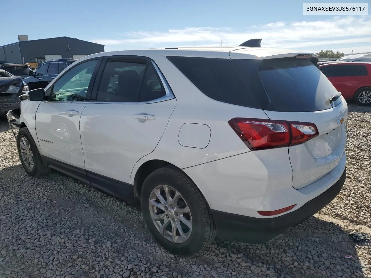 2018 Chevrolet Equinox Lt VIN: 3GNAXSEV3JS576117 Lot: 74955934