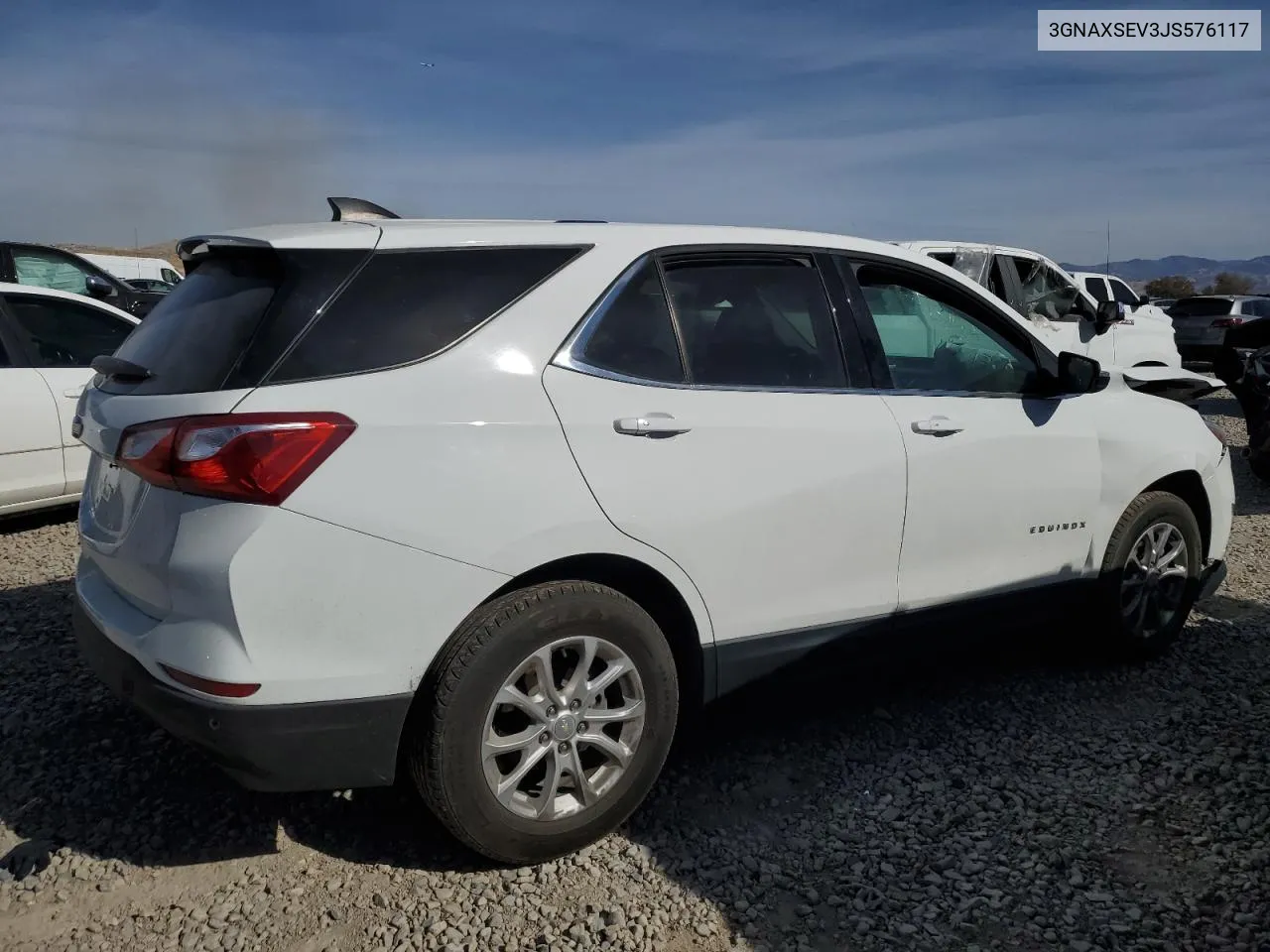 2018 Chevrolet Equinox Lt VIN: 3GNAXSEV3JS576117 Lot: 74955934