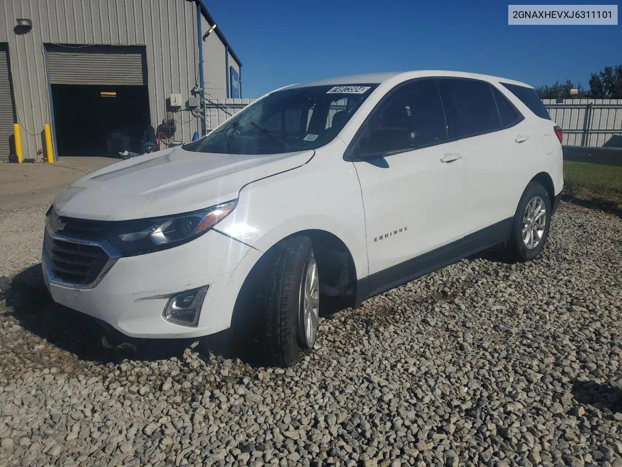 2GNAXHEVXJ6311101 2018 Chevrolet Equinox Ls