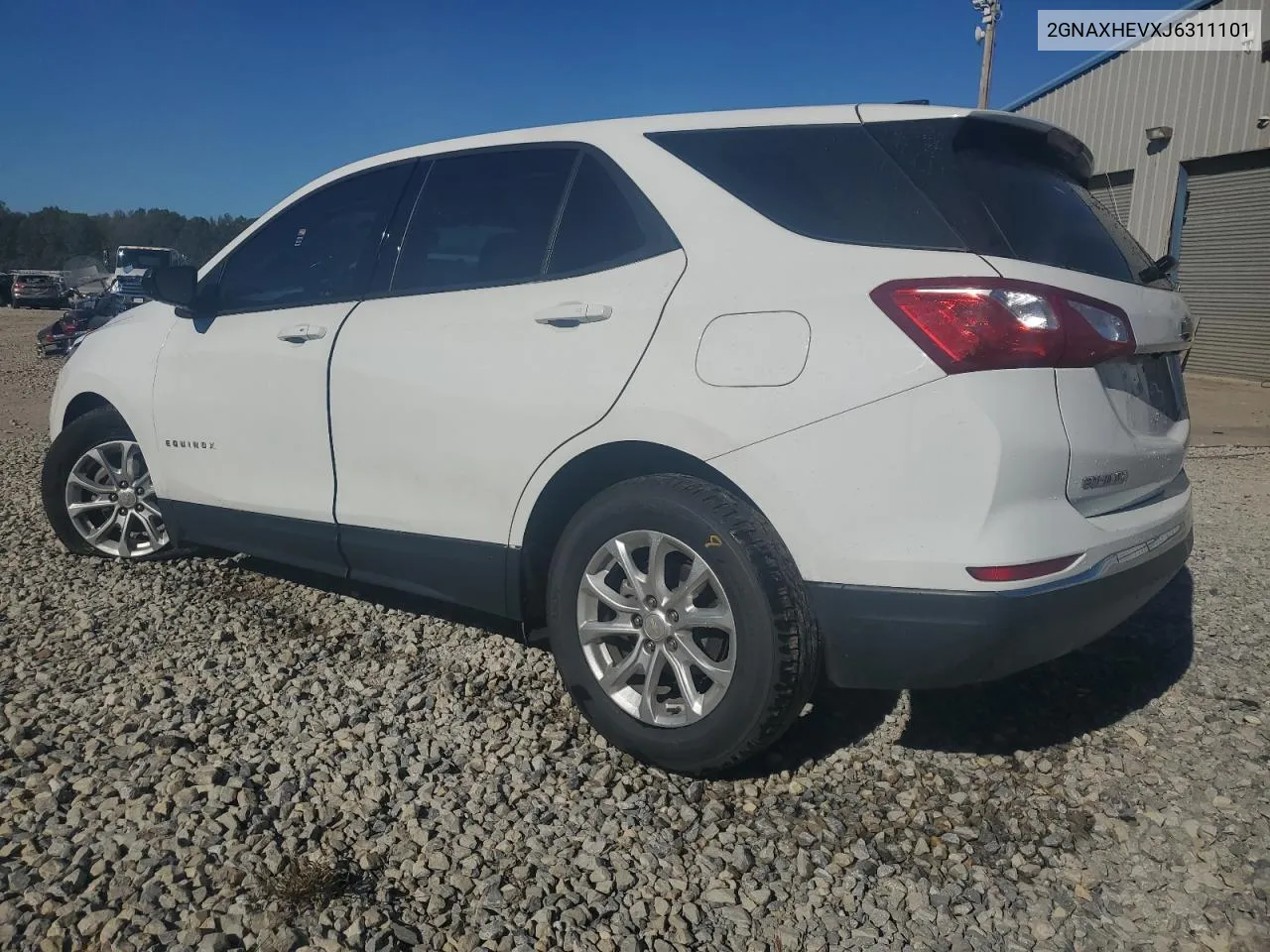 2GNAXHEVXJ6311101 2018 Chevrolet Equinox Ls