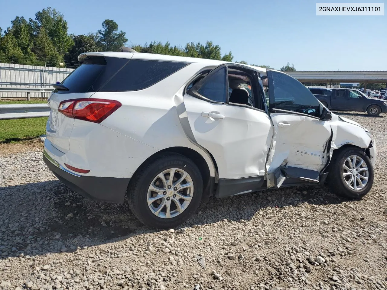 2GNAXHEVXJ6311101 2018 Chevrolet Equinox Ls