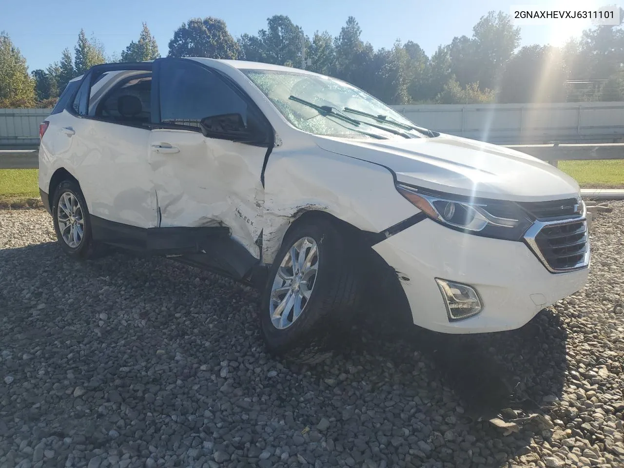 2GNAXHEVXJ6311101 2018 Chevrolet Equinox Ls