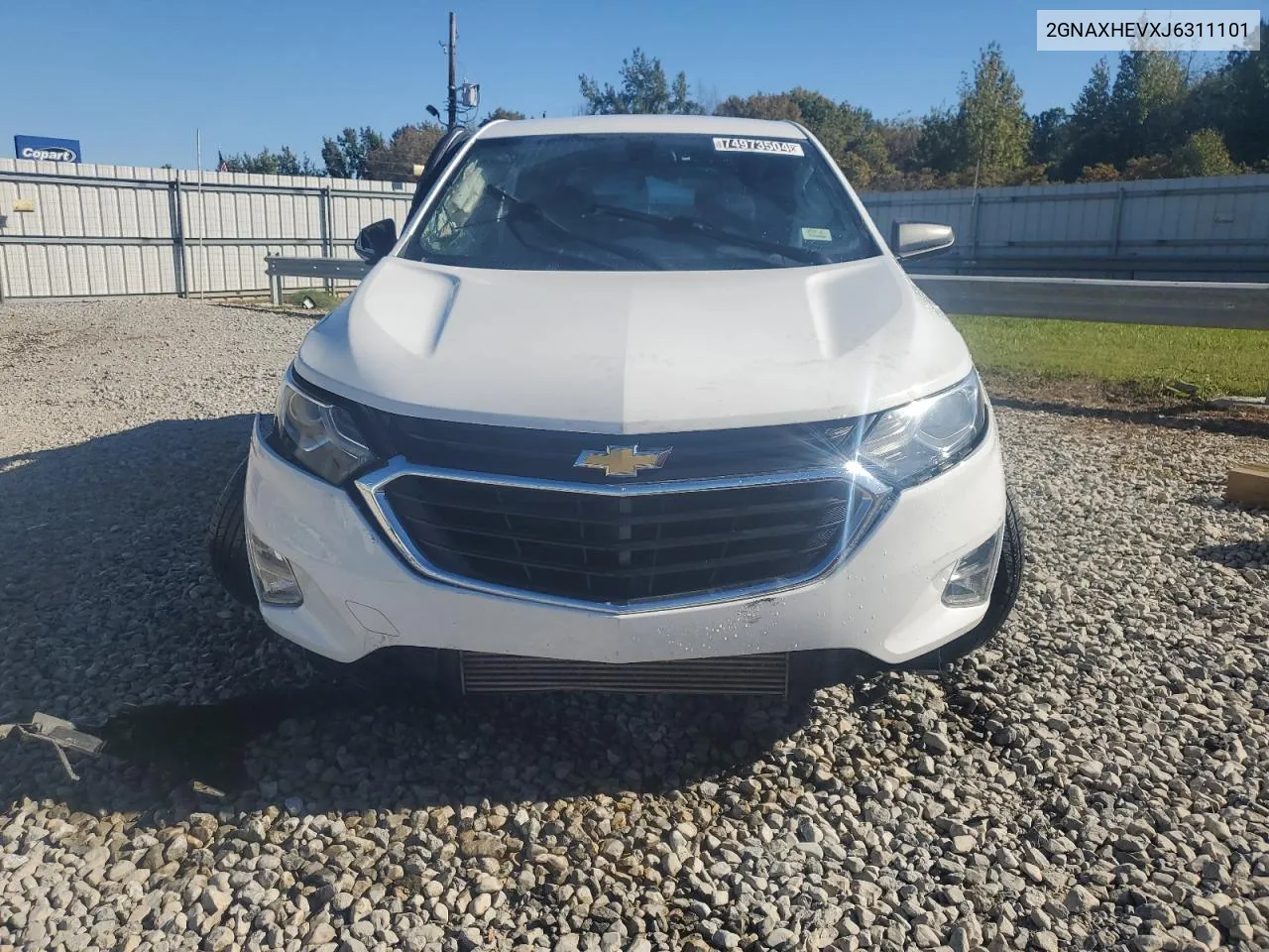 2018 Chevrolet Equinox Ls VIN: 2GNAXHEVXJ6311101 Lot: 74973504