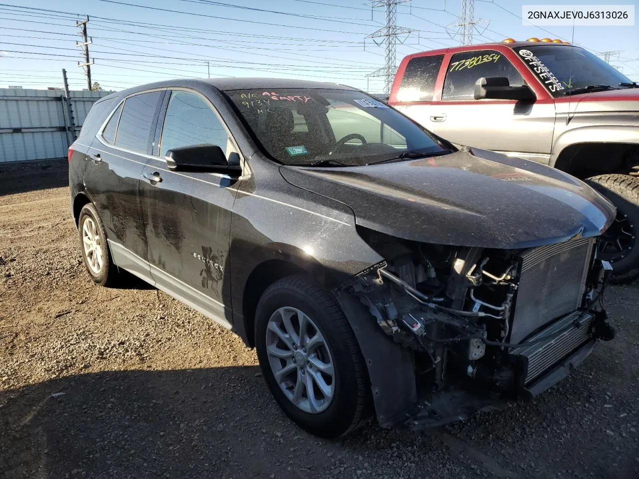 2GNAXJEV0J6313026 2018 Chevrolet Equinox Lt