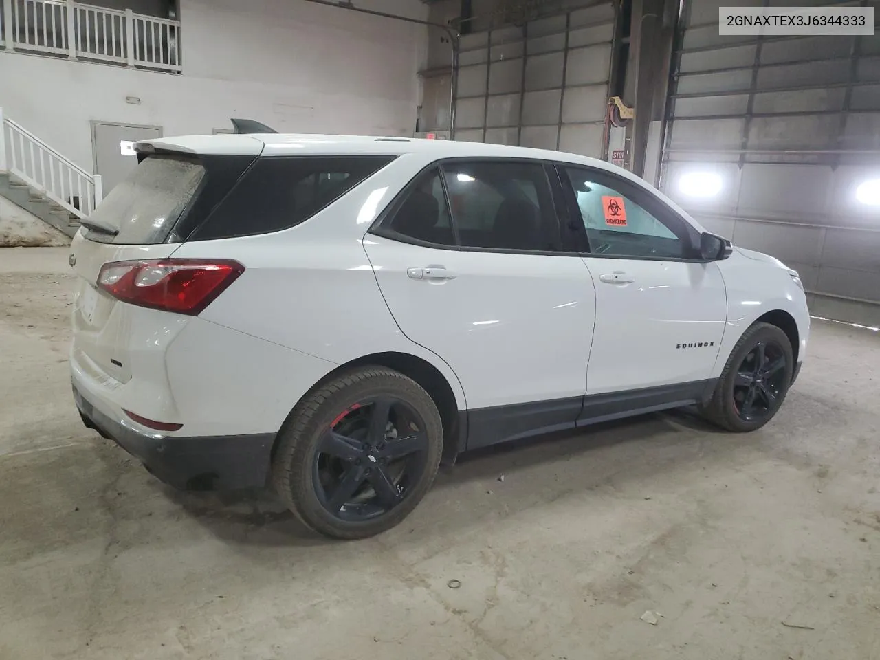 2018 Chevrolet Equinox Lt VIN: 2GNAXTEX3J6344333 Lot: 75006244