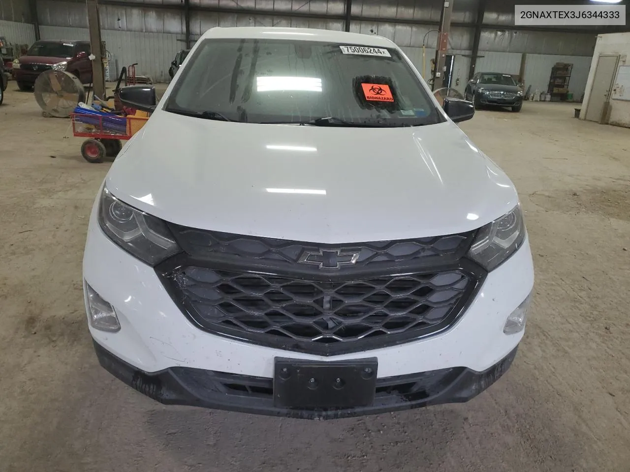 2018 Chevrolet Equinox Lt VIN: 2GNAXTEX3J6344333 Lot: 75006244