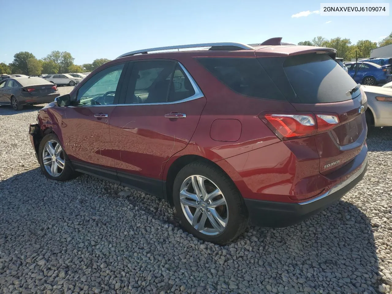 2018 Chevrolet Equinox Premier VIN: 2GNAXVEV0J6109074 Lot: 75010634