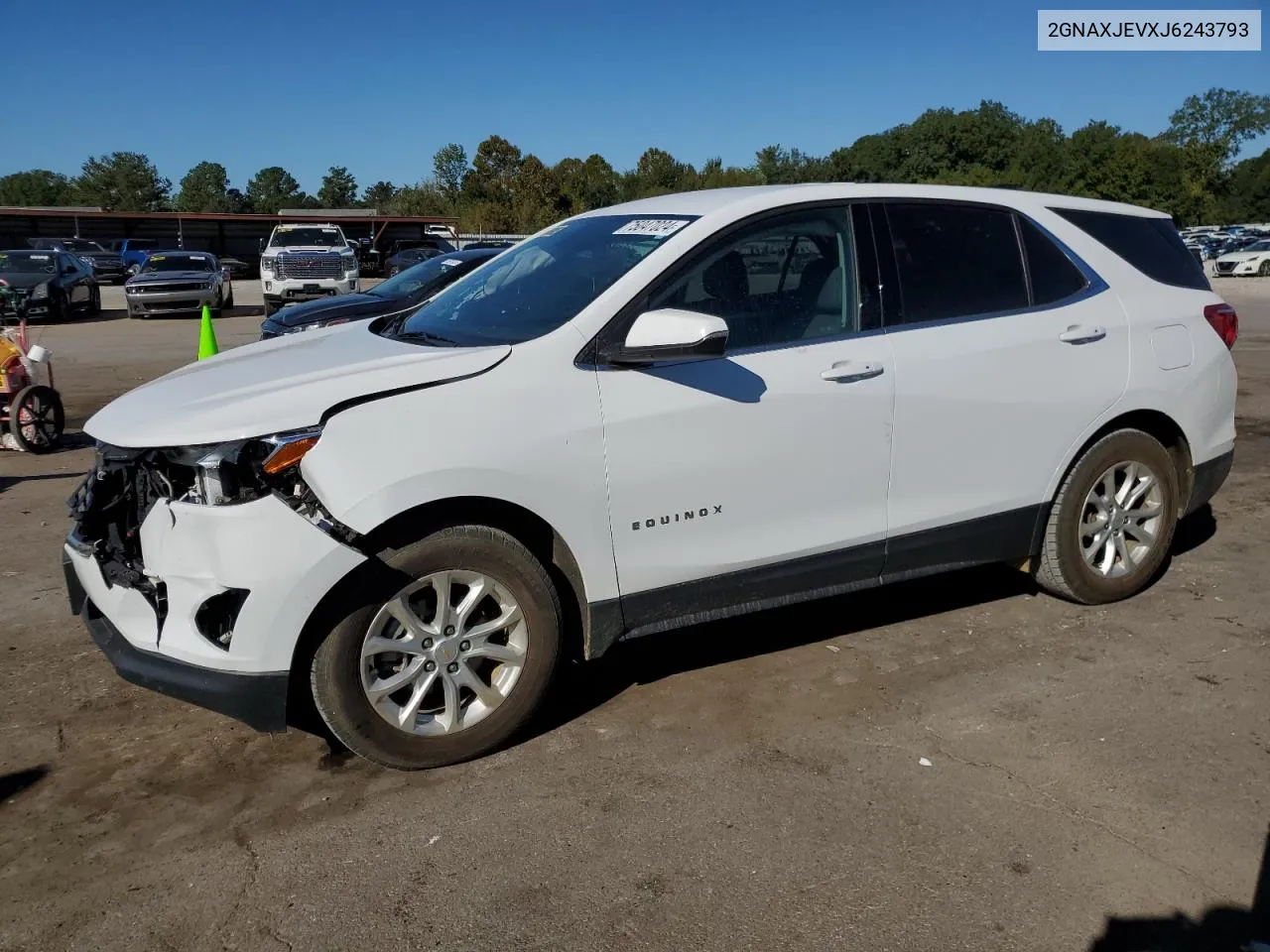 2018 Chevrolet Equinox Lt VIN: 2GNAXJEVXJ6243793 Lot: 75047024