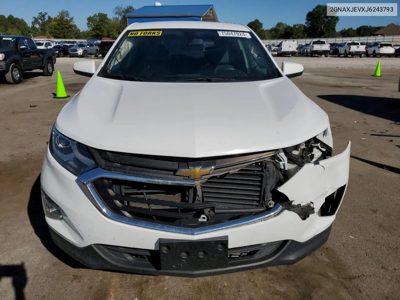 2018 Chevrolet Equinox Lt VIN: 2GNAXJEVXJ6243793 Lot: 75047024