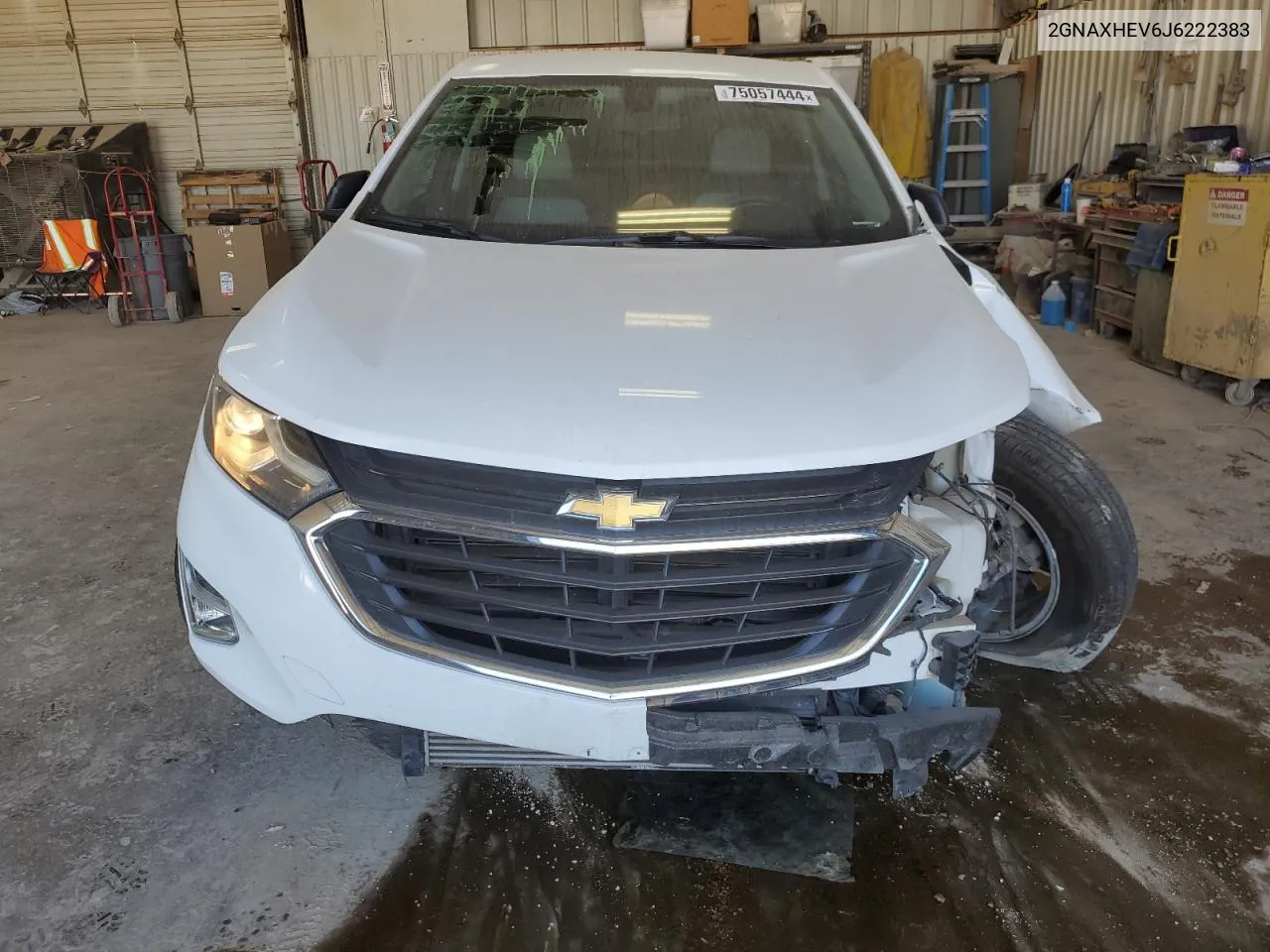 2018 Chevrolet Equinox Ls VIN: 2GNAXHEV6J6222383 Lot: 75057444