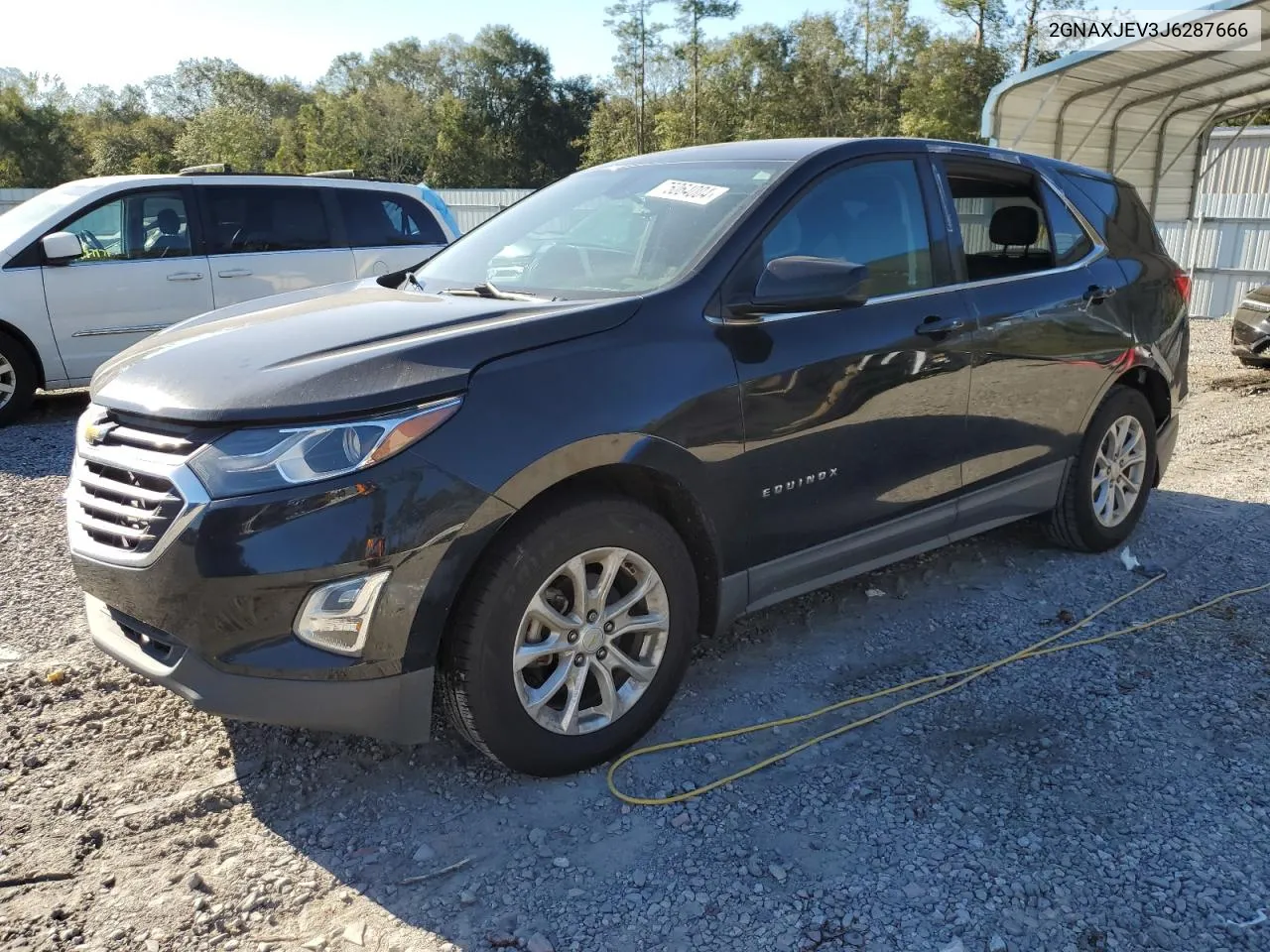 2018 Chevrolet Equinox Lt VIN: 2GNAXJEV3J6287666 Lot: 75064004