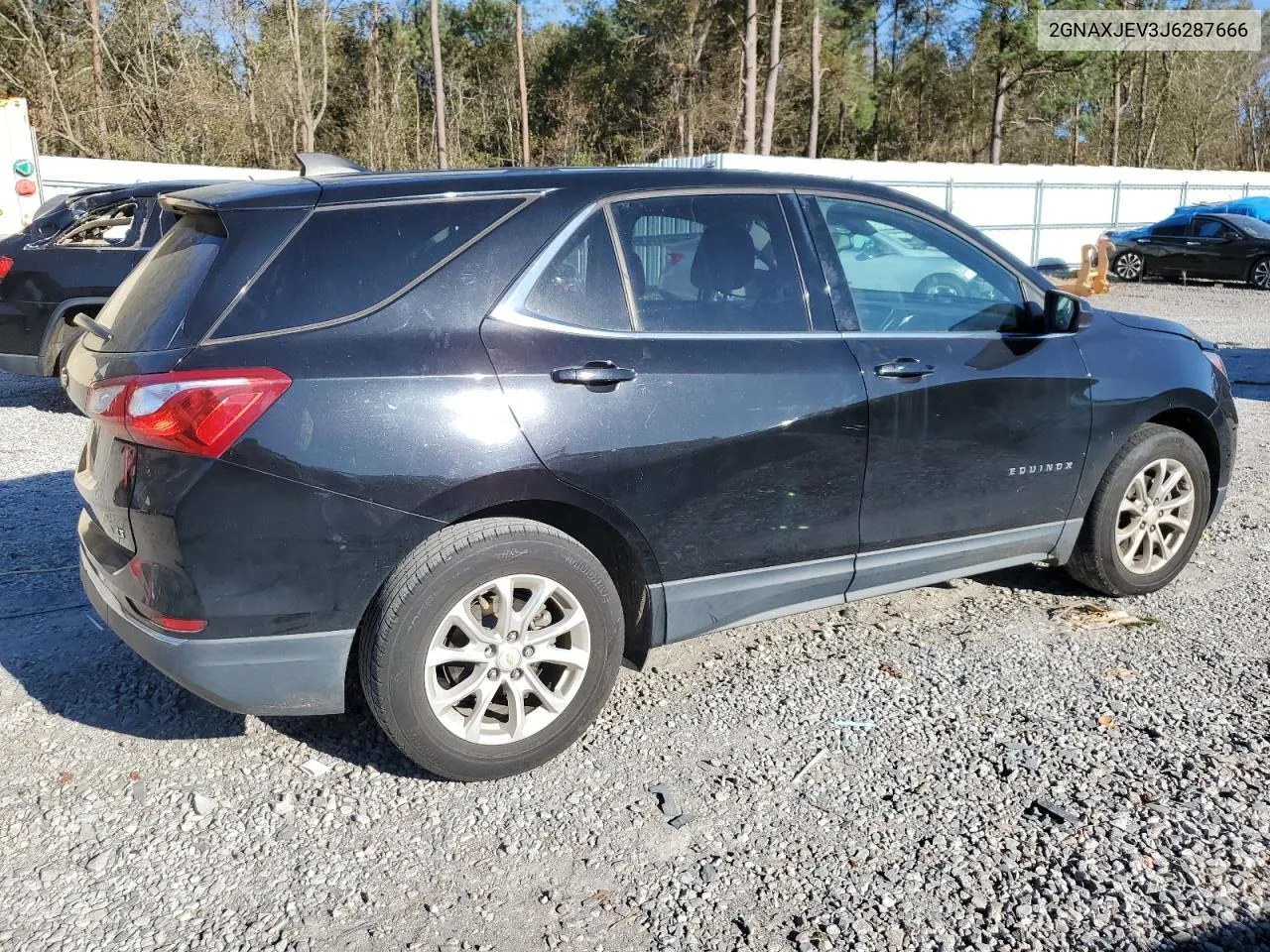 2018 Chevrolet Equinox Lt VIN: 2GNAXJEV3J6287666 Lot: 75064004