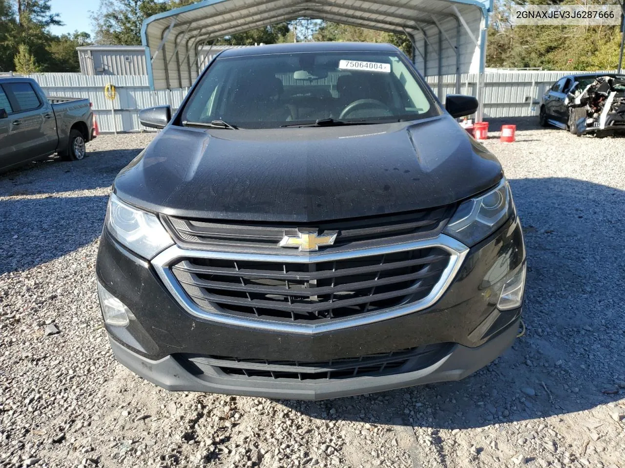 2018 Chevrolet Equinox Lt VIN: 2GNAXJEV3J6287666 Lot: 75064004