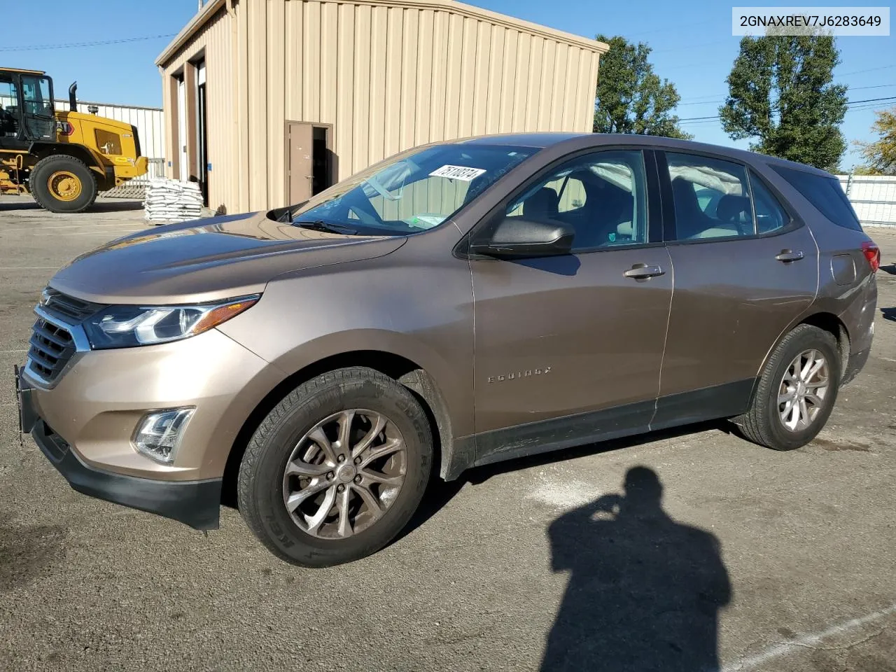 2018 Chevrolet Equinox Ls VIN: 2GNAXREV7J6283649 Lot: 75110374