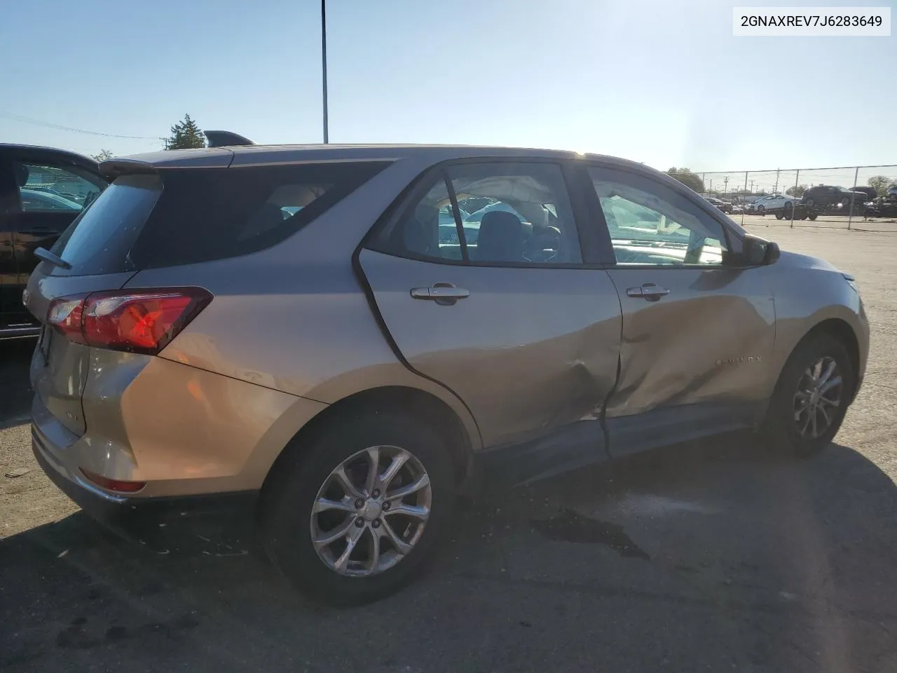 2018 Chevrolet Equinox Ls VIN: 2GNAXREV7J6283649 Lot: 75110374